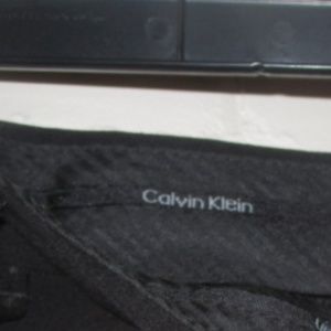 calvin klein black pants size 18 husky